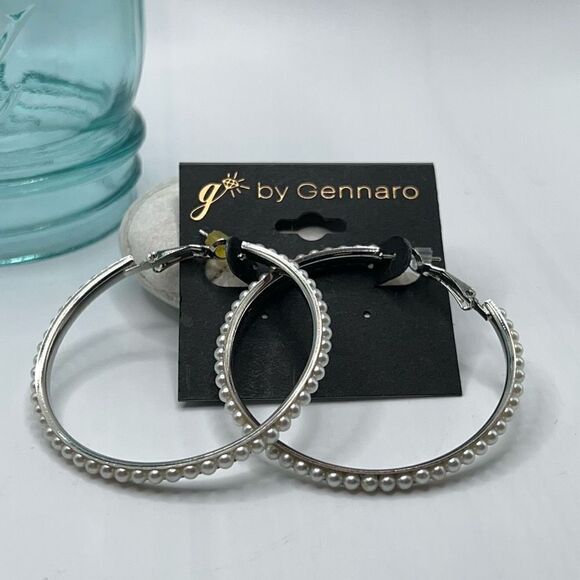 G by Gennaro Hoops Earrings $16ea / 3 for $25 - Picture 4 of 6